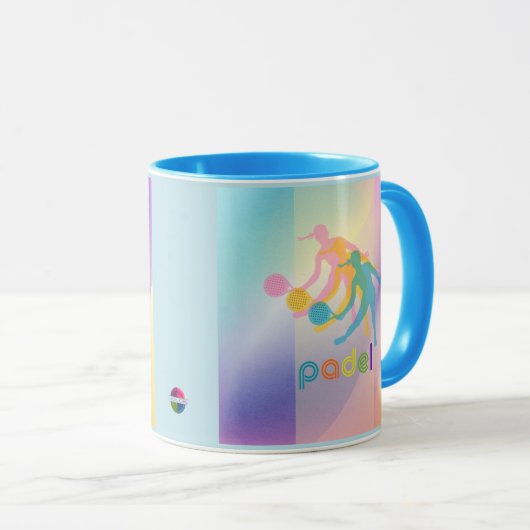PADEL COFFEE MUG– VIBRANT STYLE for HER BRIGHTS Mok (Voorkant rechts)