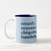 PADEL COFFEE MUG – WORD VIBES – AZURE BLUE (Gauche)
