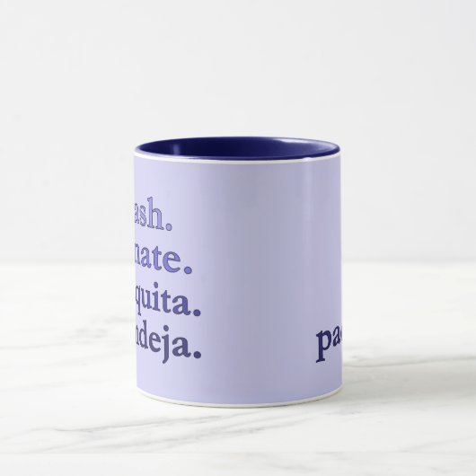 PADEL COFFEE MUG – WORD VIBES LILAC & PURPLES (Centre)