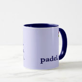 PADEL COFFEE MUG – WORD VIBES LILAC & PURPLES MOK (Voorkant rechts)
