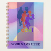 Padel Day Planner – Vibrant Hues for Him (Devant)