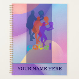 Padel Day Planner – Vibrant Hues for Him