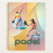 Padel Day Planner – Vibrant Padel Style (Devant)