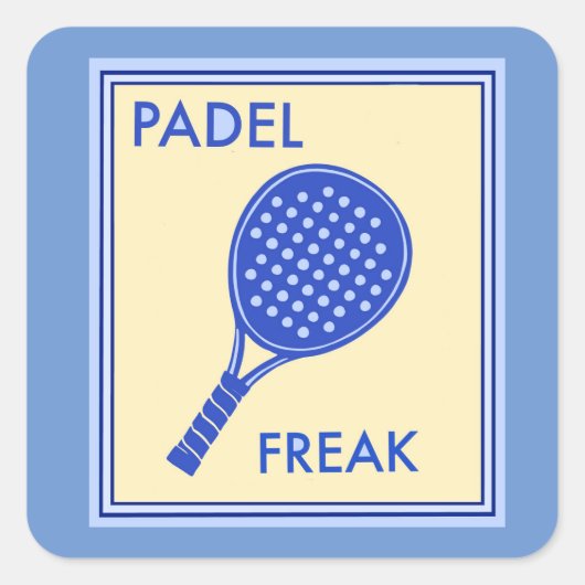 PADEL FREAK STICKER (Voorkant)