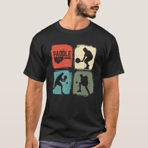 Padel Funny Padel Player  Retro Gift T-shirt