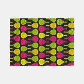 Padel Glow & Throw Fleece Deken (Voorkant (Horizontaal))