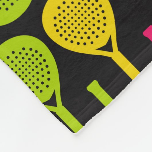 Padel Glow & Throw Fleece Deken (Hoek)