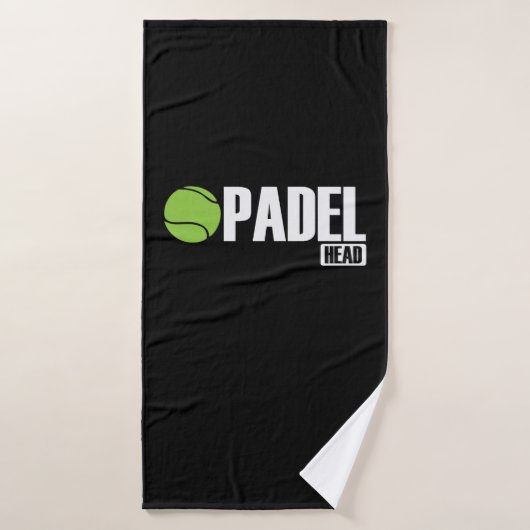 Padel Head Tennis Sport und Ball (Serviette de bain)