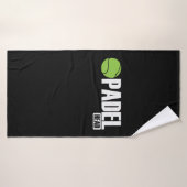 Padel Head Tennis Sport und Ball (Serviette de bain)