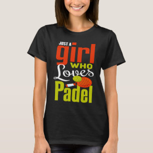Padel I Love Sport Padel Girls Padel Player T-shirt