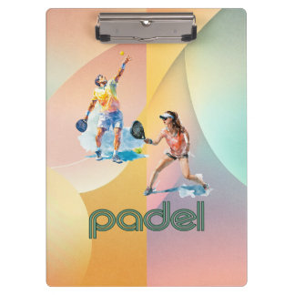 Padel Klembord – Levendig Padel Stijl