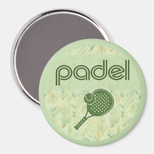 Padel Magnet – Carreaux Espagnols Vert Matcha (Recto/Verso)