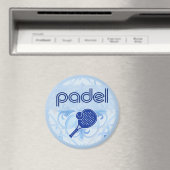 Padel Magnet – Spanish Tile Vibes in Blue (In Situ (Lave-vaisselle))