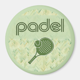Padel Magnet – Spanish Tile Vibes Matcha Green Magneet