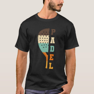 Padel Paddle Tennis Racquet Bal Kleuren T-shirt