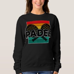 Padel Paddle Tennis Racquet Ball kleuren Trui