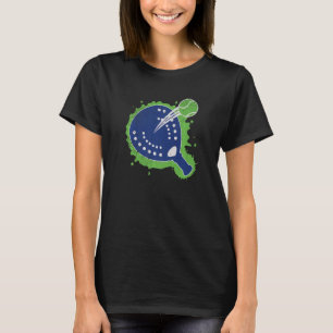 Padel Player Retro Padel Racket Tennis T-shirt