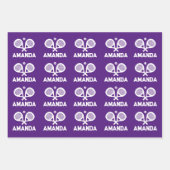 Padel raquette feuilles de papier d'emballage de N (Devant 3)