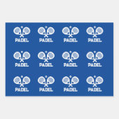 Padel raquette feuilles de papier d'emballage de N (Devant)