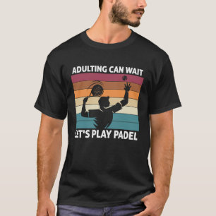 Padel Retro Padeleur Padel Speler T-shirt