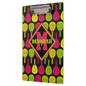 Padel Smash met monogram Klembord (Links)