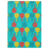 Padel Smash Notities met monogram Klembord (Achterkant)