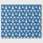 🎾🎄 Padel Smashing Kerstmis Cadeaupapier (Vlak)