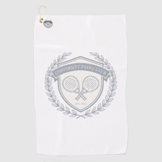 Padel Tennis Club Aesthetic Custom Name Bag Tag Golfhanddoek