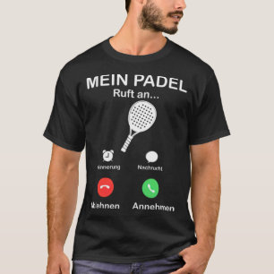 Padel Tennis Evolution Padel Tennis Player Hobby b T-shirt