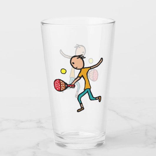 Padel Tennis Glas (Voorkant)