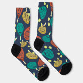 Padel Tennis Rackets en Ballen Patterned Sokken (Rechts)