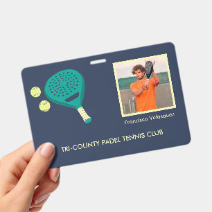 Padel Tennis Sportclub Lid Foto Badge