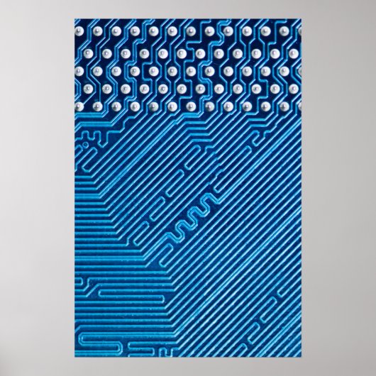 Paden op een computerbord poster (Voorkant)