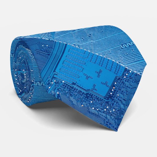 Paden op een computerbord stropdas (Opgerold)