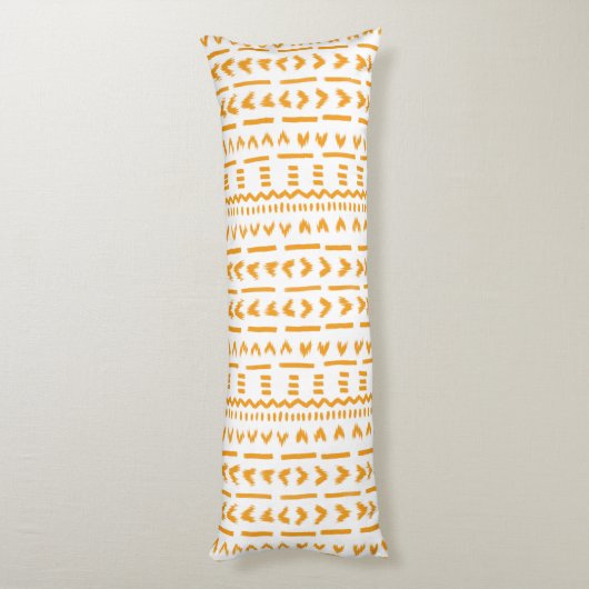 Paden van zon modderdoek Afrikaanse patroon in tur Lichaamskussen (Achterkant (Verticaal))