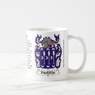 Padilla Family Coat of Arms mok