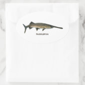 Padlevis Ovale Sticker (Tas)