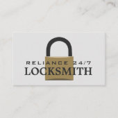 Padlock moderne, Carte de visite Locksmith (Devant)