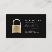Padlock Security Consultant Visitekaartje (Voorkant)