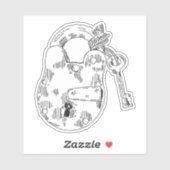 Padlock Sticker (Vel)