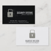 Padlock | Veiligheid Visitekaartje (Voorkant / Achterkant)