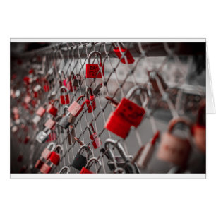 Padlocks Red Love
