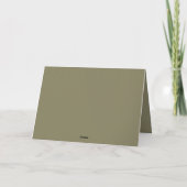 Padloper Tortoise Post-it Notes Kaart (Achterkant)