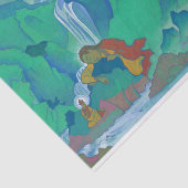 Padma Sambhava door Nicholas Roerich Tissuepapier (Detail)