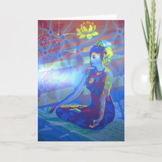 Padmasana 2011 Digitaal als wenskaart Kaart (Voorkant)