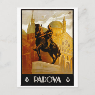 Padova Italië Vintage Reisposter Briefkaart