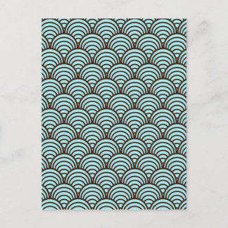 padrão em forma geometrica briefkaart