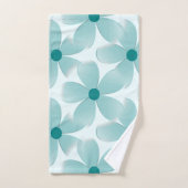 Padrão Floral verde. (Serviette à main)