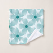 Padrão Floral verde. (Gant de toilette)