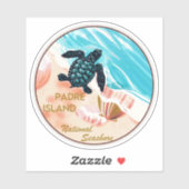 Padre Island National Seashore Sticker (Vel)